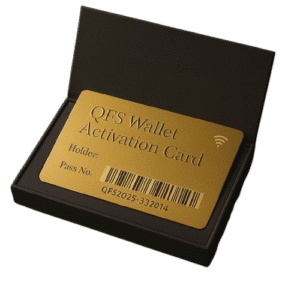 QFS Gold Wallet Activation Card